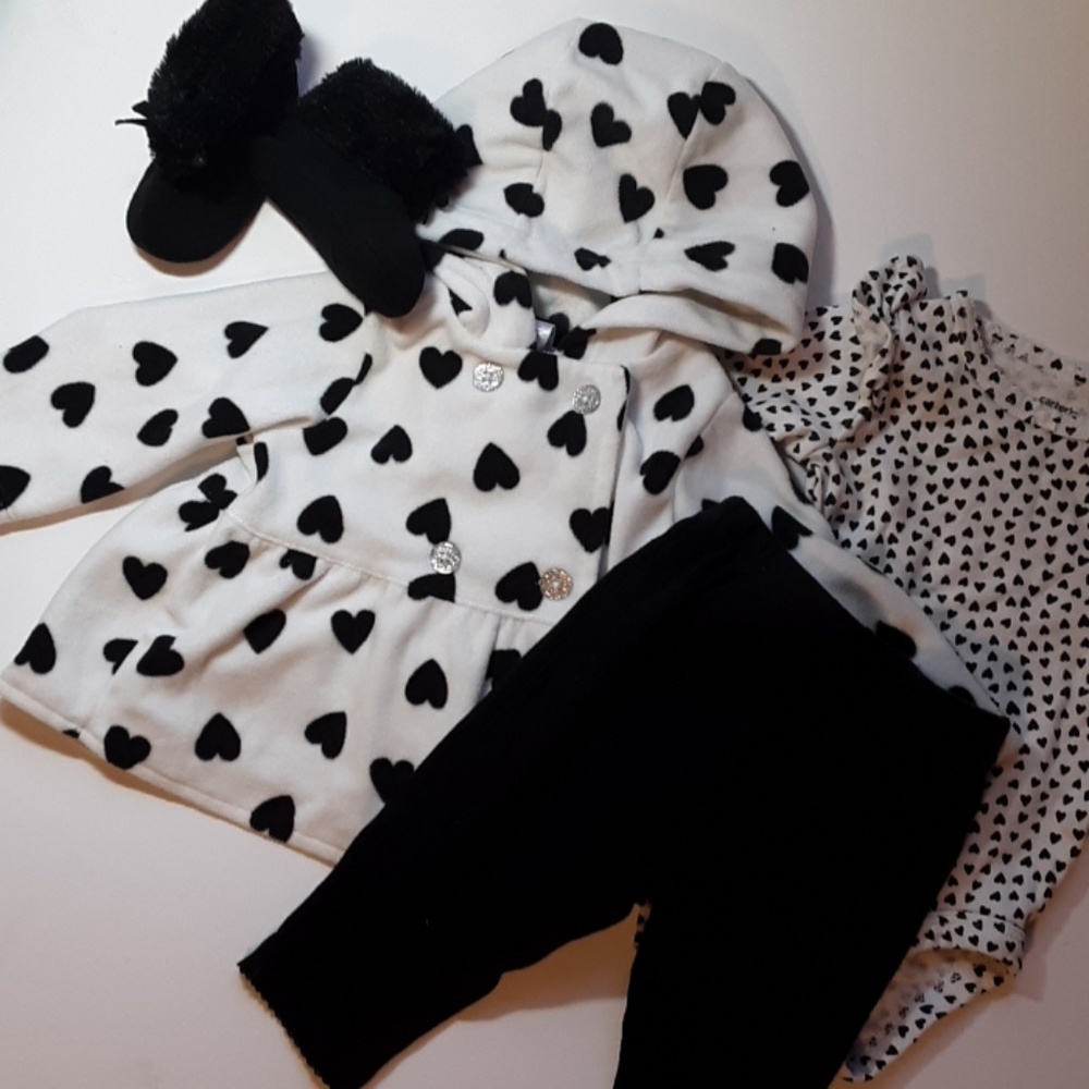 Carters Heart outfit bundle